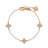 Princess Flower Bracelet with Diamonds - Dracakis Jewellers